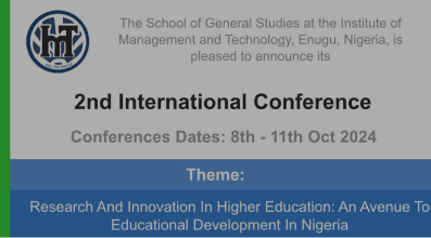 2ND INT’L CONFERENCE ON RESEARCH AND INNOVATION IN HIGHER EDU.